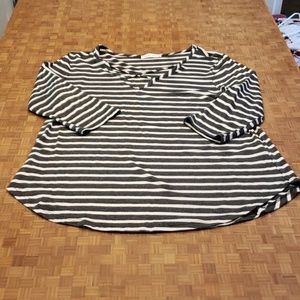 Emory park 3/4 sleeve top